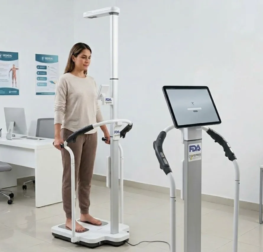 Equipo de análisis corporal de grado médico para evaluar la composición corporal